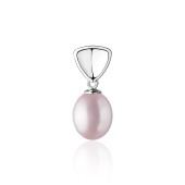 Pandantiv argint cu perla naturala roz pudra DiAmanti SK22373P_L-G